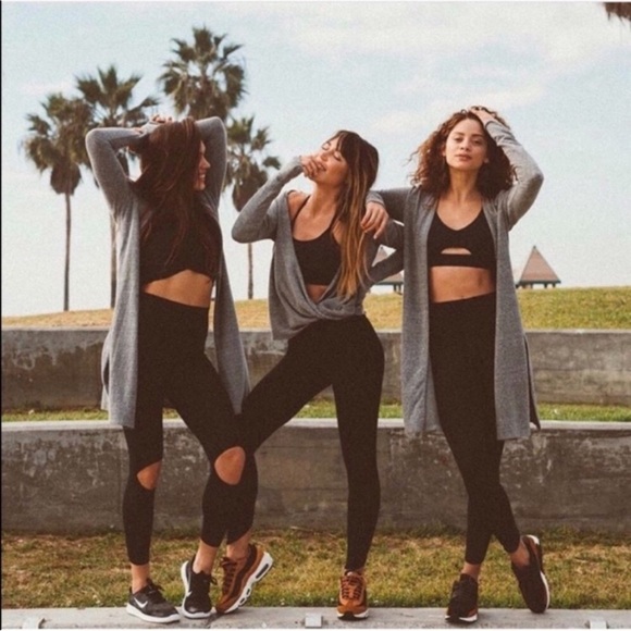 Joah Brown Luna Cardigan in Light Gray Size M/L - Picture 10 of 10